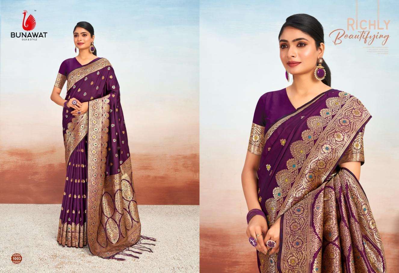 BUNAWAT Vanshika Silk Saree Wholesale catalog