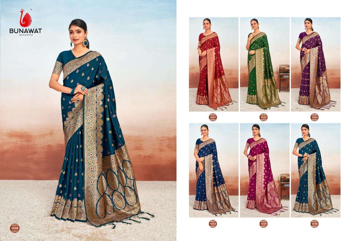 BUNAWAT Vanshika Silk Saree Wholesale catalog