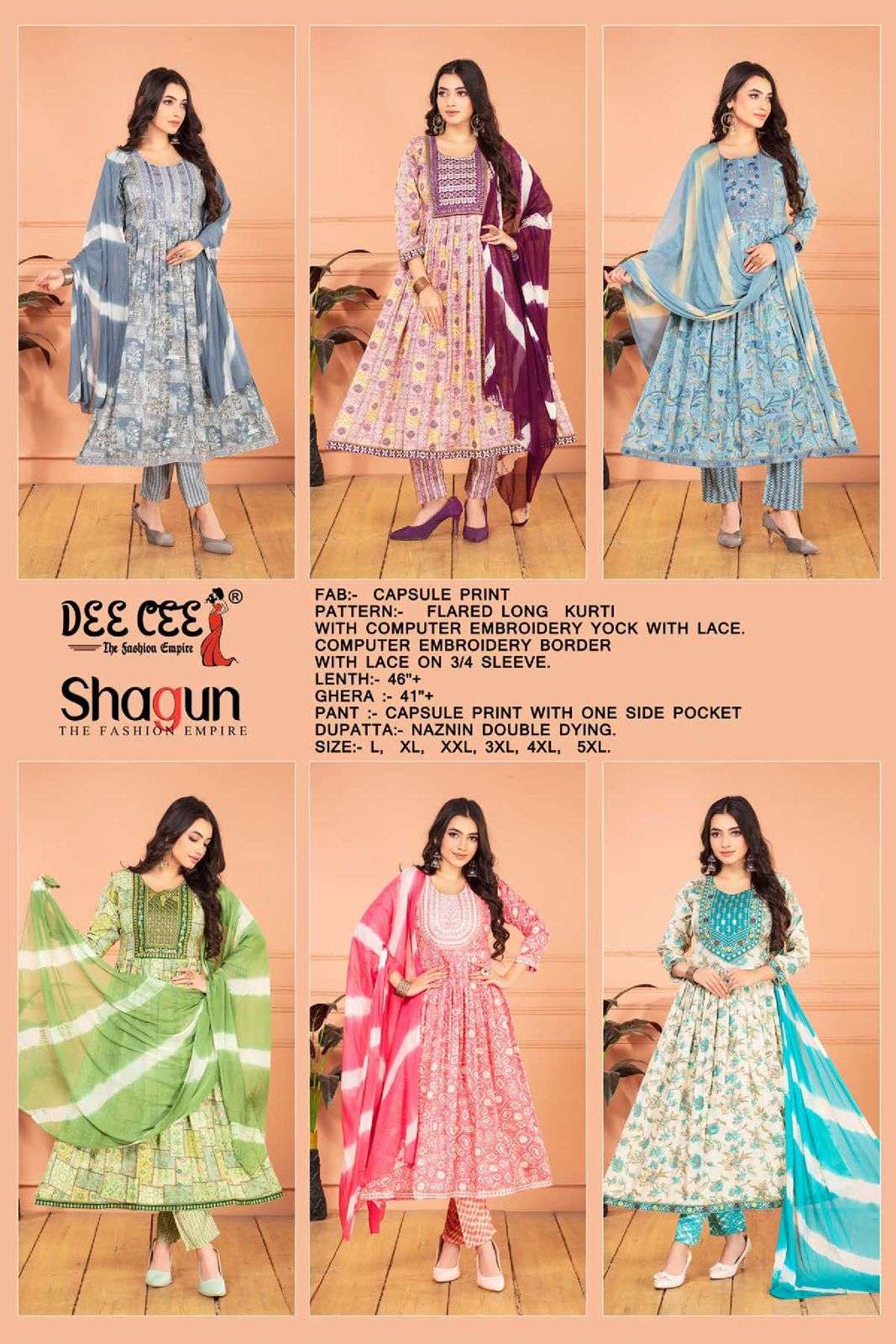 DEECEE SHAGUN Kurti Wholesale catalog