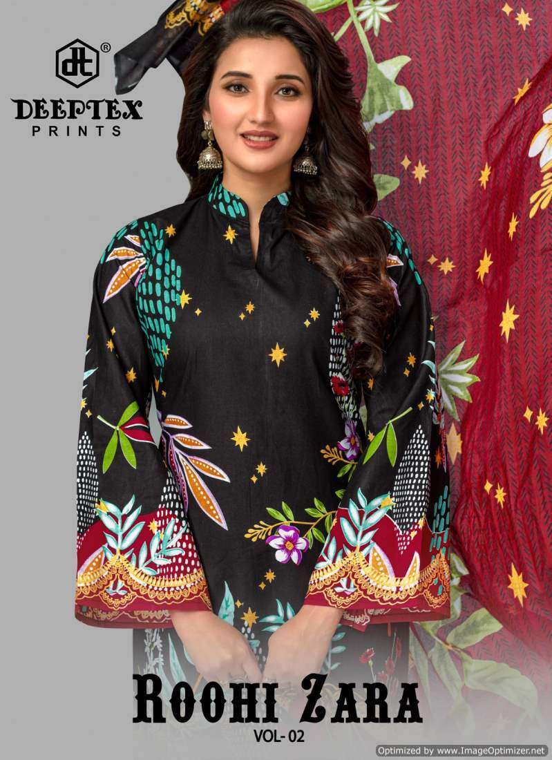 Deeptex Roohi Zara Vol-2 -Dress Material - Wholesale Catalog