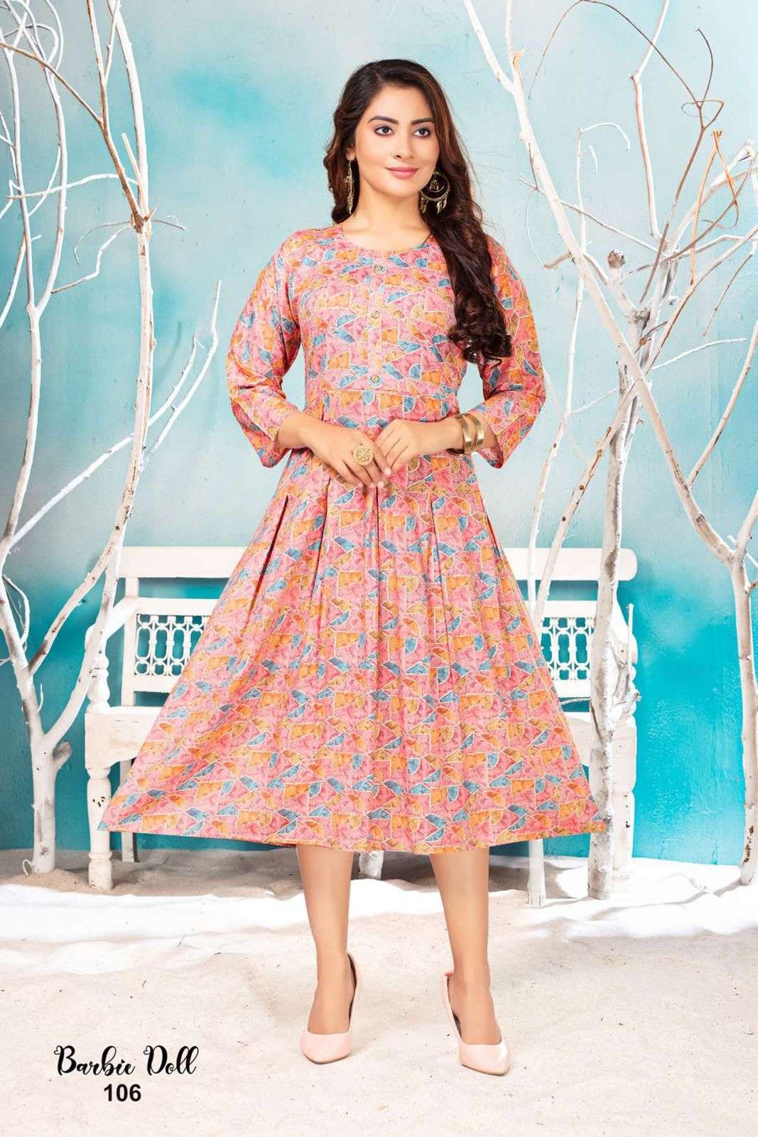 FASHION TALK BARBIE DOLL VOL.1 Kurti Wholesale catalog