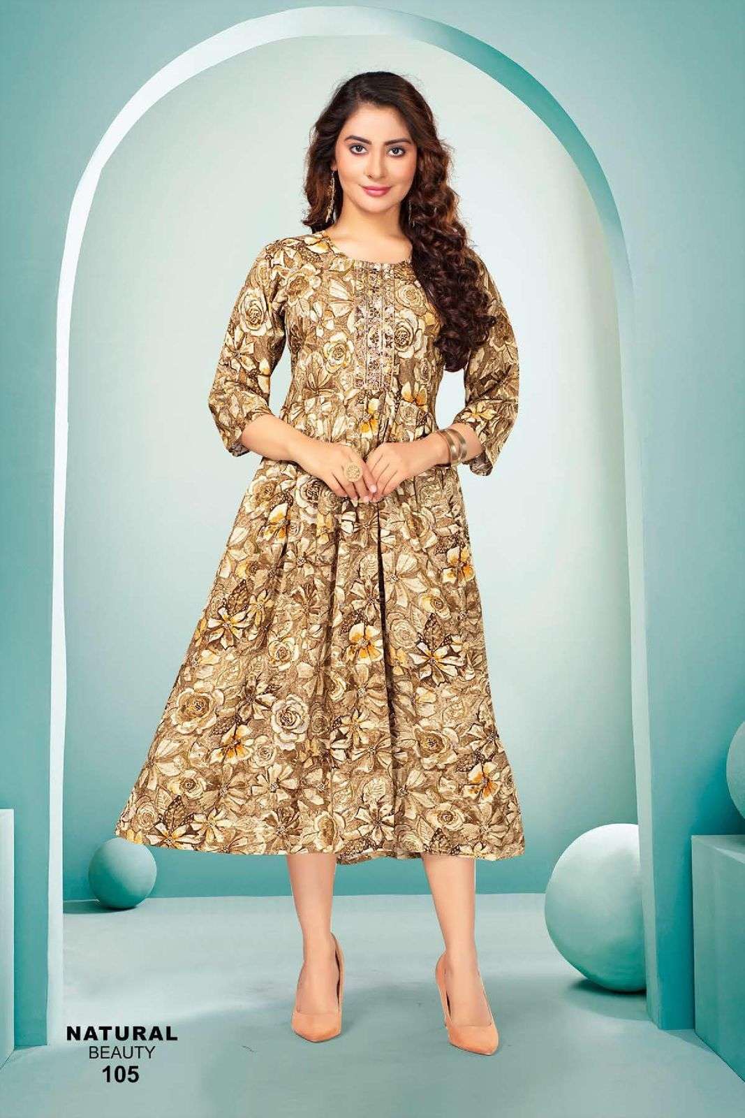 FASHION TALK NATURAL BEAUTY VOL.1 Kurti Wholesale catalog