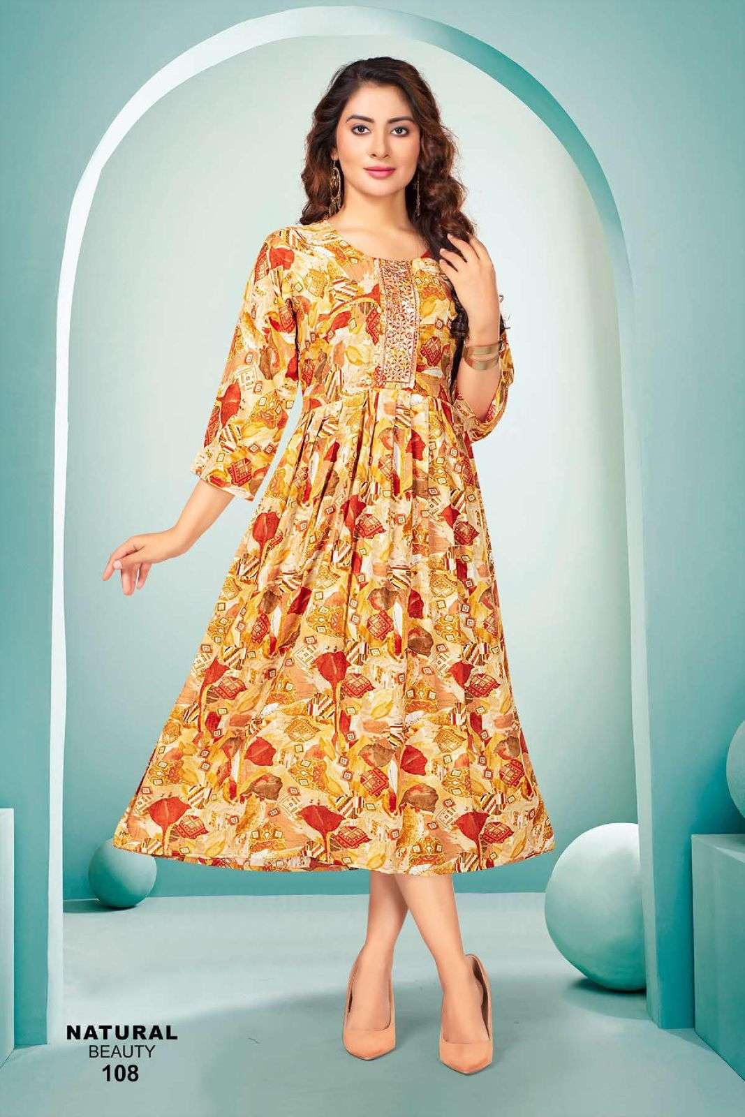 FASHION TALK NATURAL BEAUTY VOL.1 Kurti Wholesale catalog