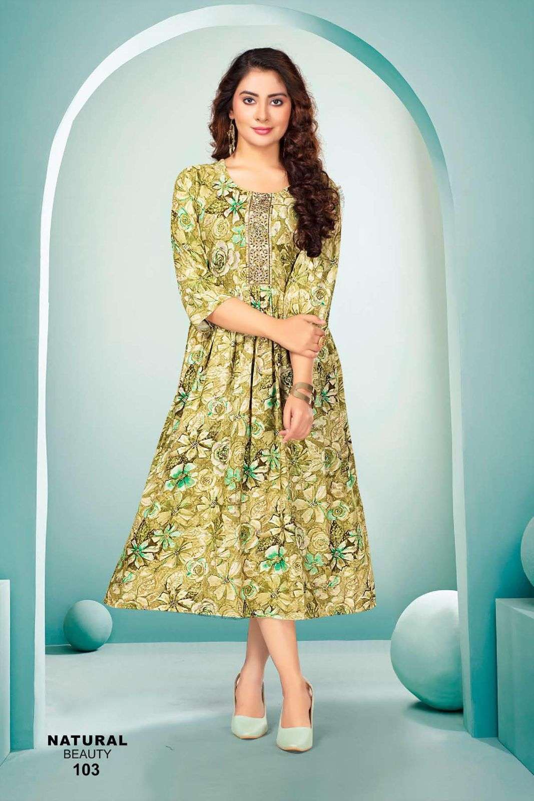 FASHION TALK NATURAL BEAUTY VOL.1 Kurti Wholesale catalog