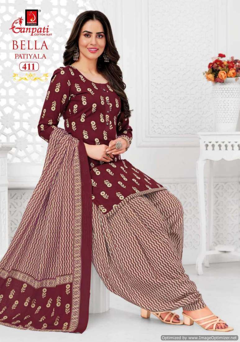 Ganpati Bella Patiyala Vol-4 – Dress Material - Wholesale Catalog