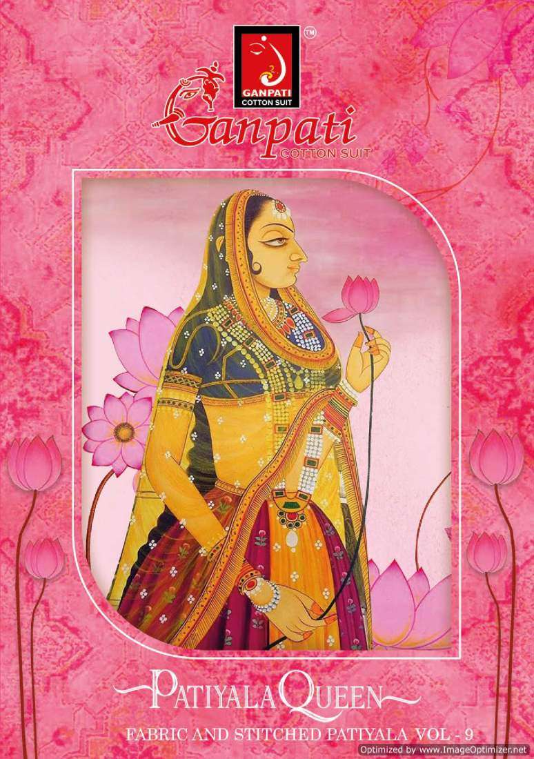 Ganpati Patiyala Queen Vol-9 – Dress Material - Wholesale Catalog