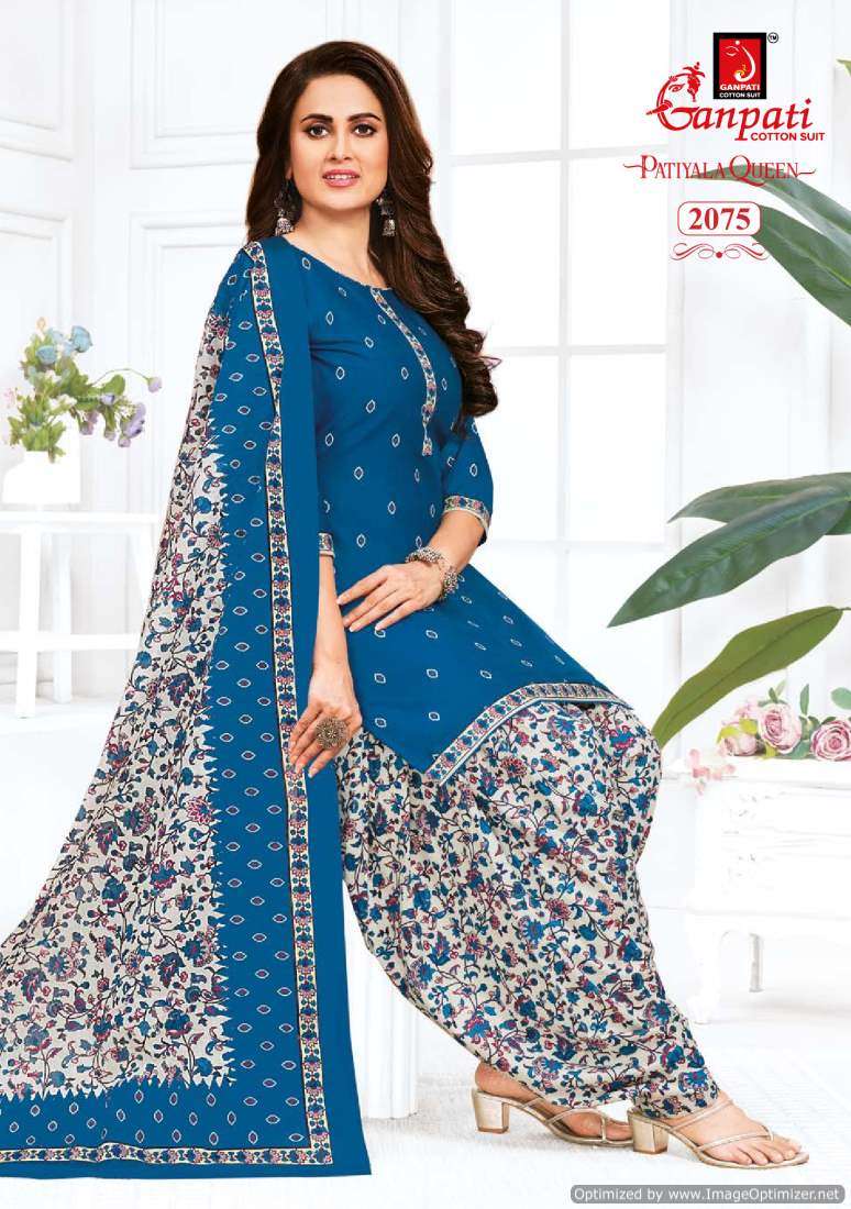 Ganpati Patiyala Queen Vol-9 – Dress Material - Wholesale Catalog