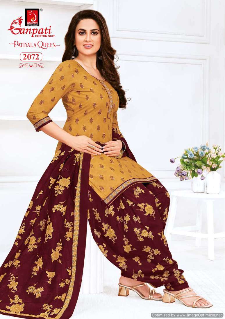 Ganpati Patiyala Queen Vol-9 – Dress Material - Wholesale Catalog