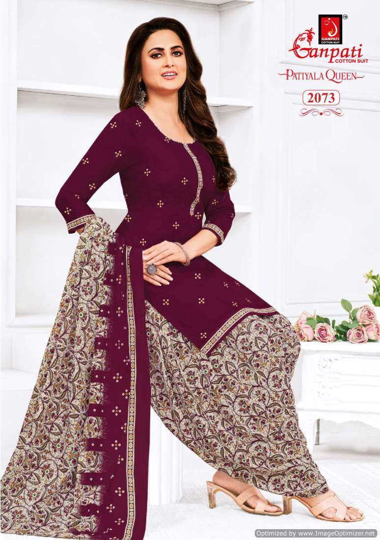 Ganpati Patiyala Queen Vol-9 – Dress Material - Wholesale Catalog