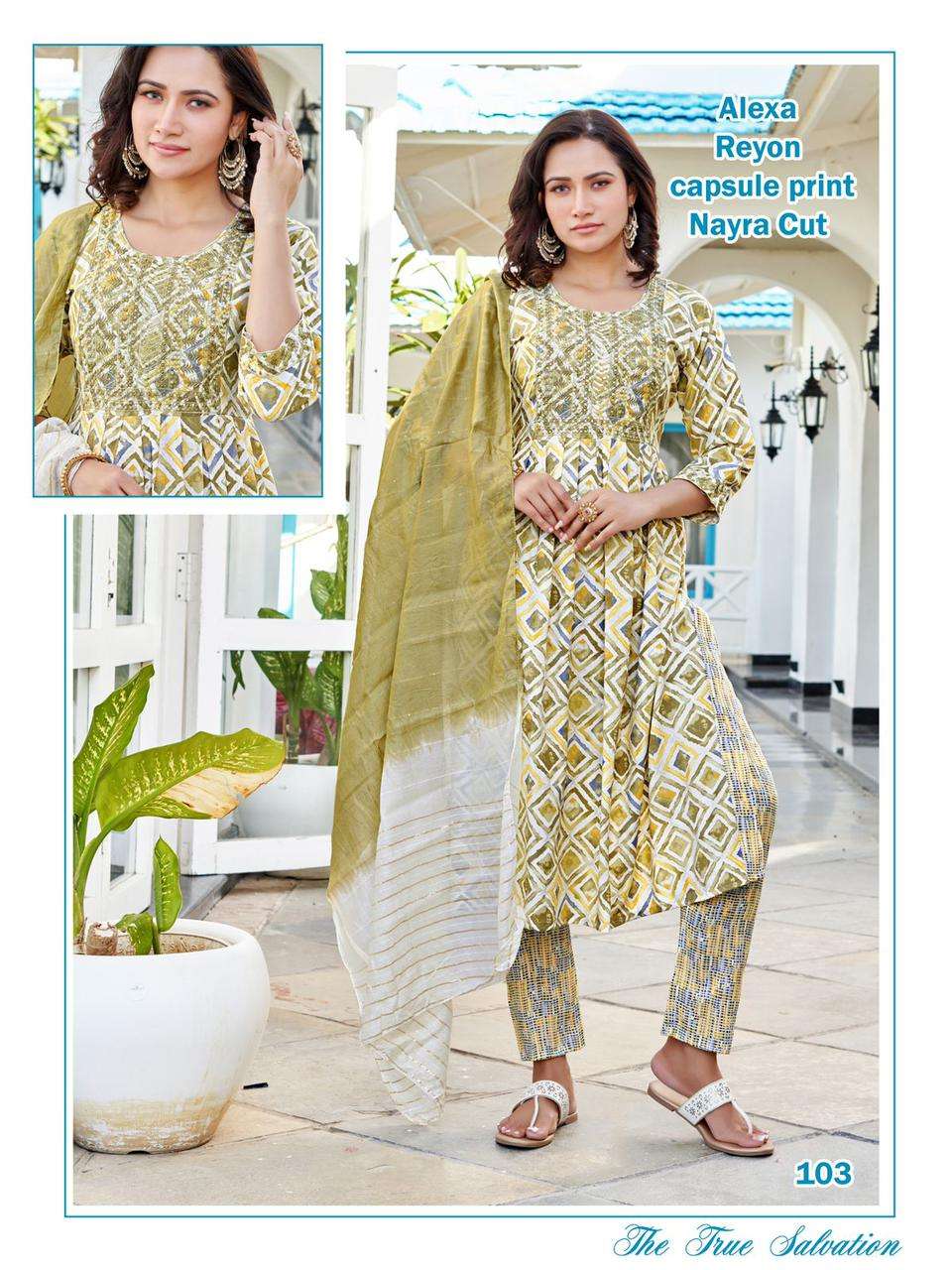 Golden Alexa Kurti Wholesale catalog