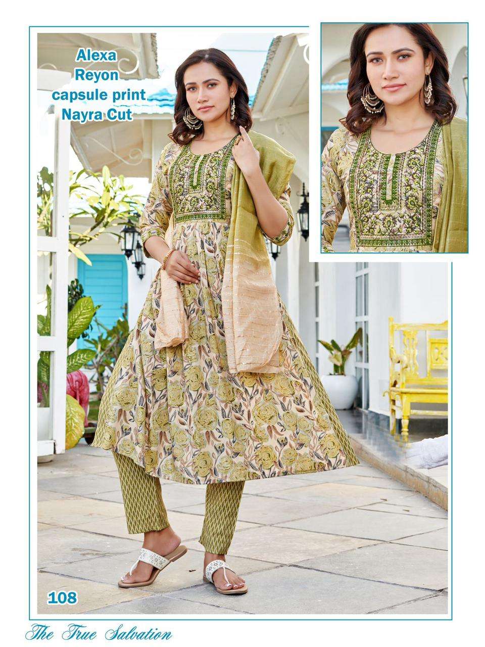 Golden Alexa Kurti Wholesale catalog