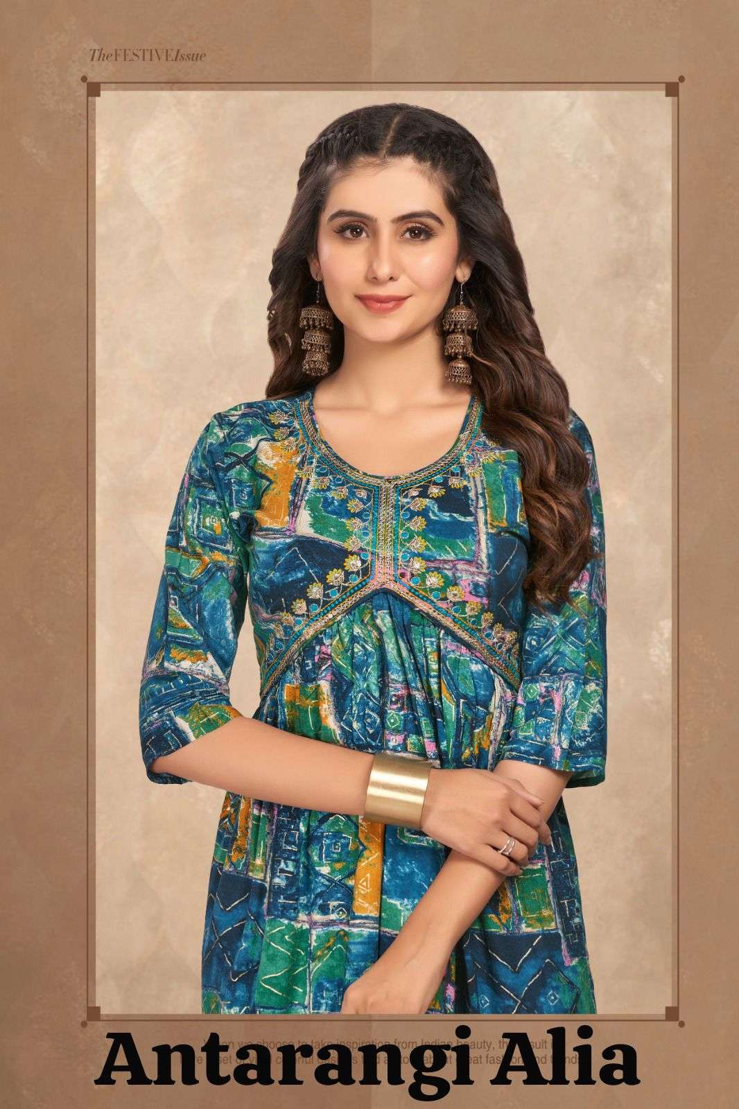 GOLDEN ANTARANGI ALIA Kurti Wholesale catalog