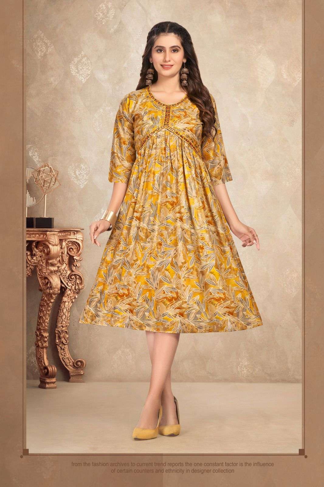 GOLDEN ANTARANGI ALIA Kurti Wholesale catalog