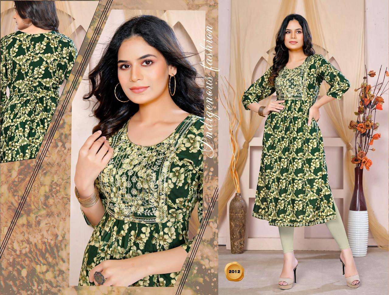 Golden Frilly Vol.1 Kurti Wholesale catalog