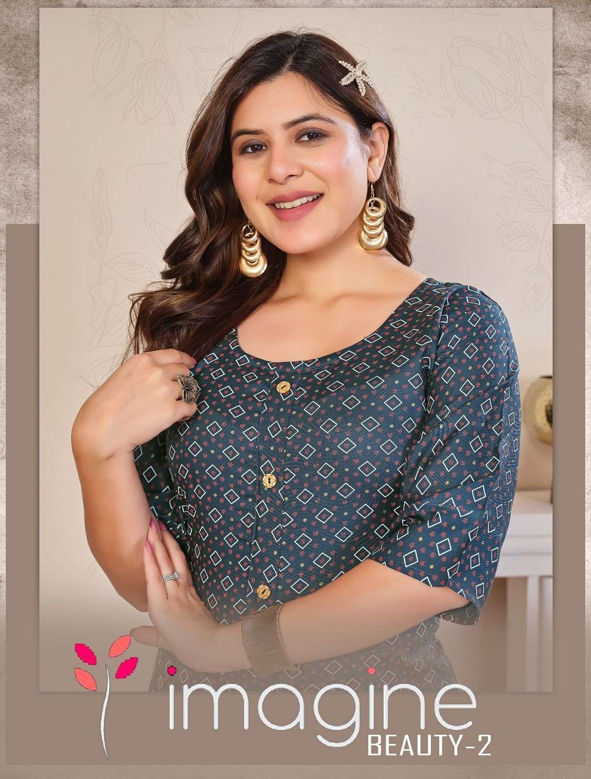 GOLDEN IMAGINE BEAUTY VOL.2 Kurti Wholesale catalog