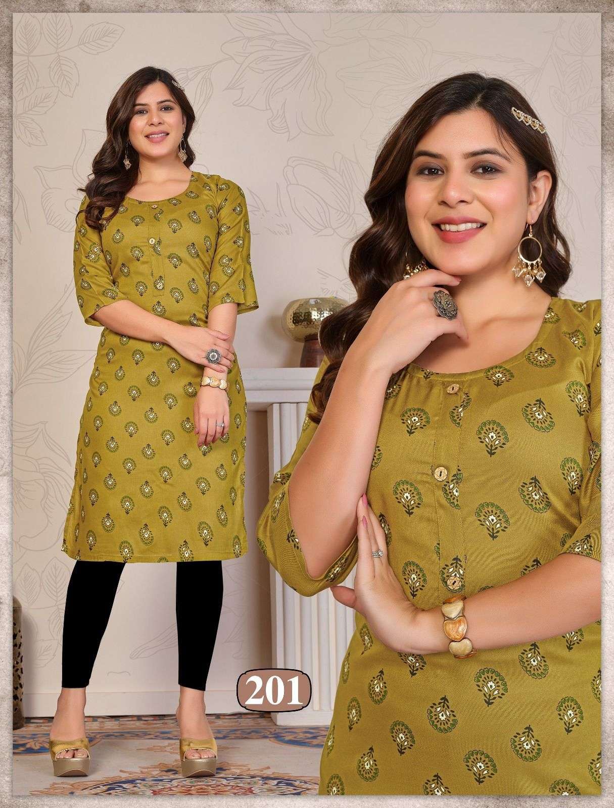 GOLDEN IMAGINE BEAUTY VOL.2 Kurti Wholesale catalog