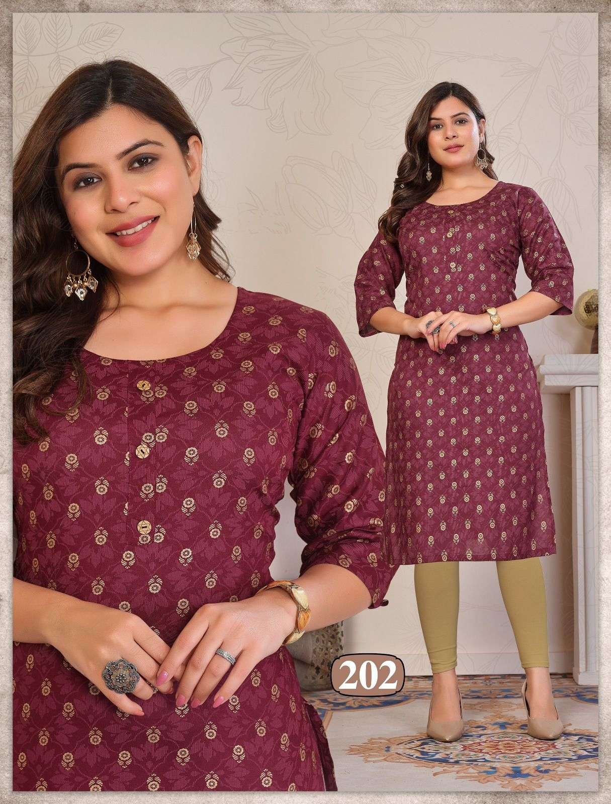 GOLDEN IMAGINE BEAUTY VOL.2 Kurti Wholesale catalog