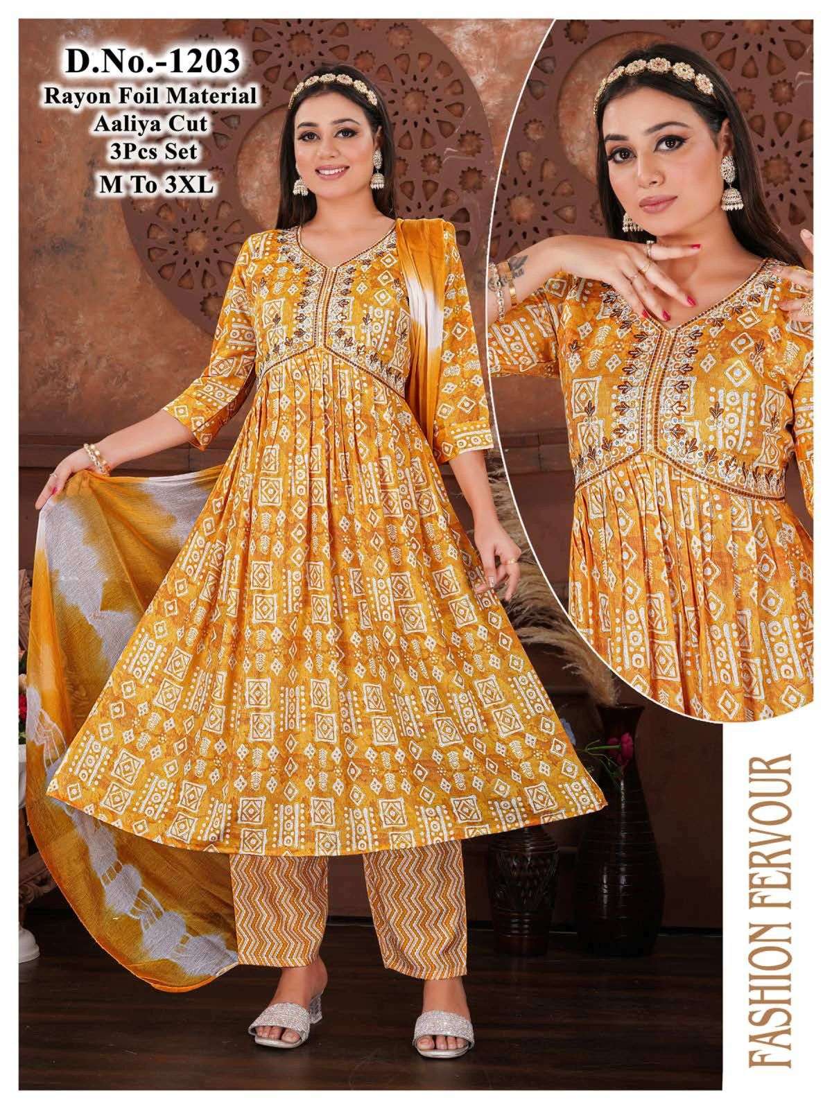 Golden Pashmina Alia Vol 3 Kurti Wholesale catalog