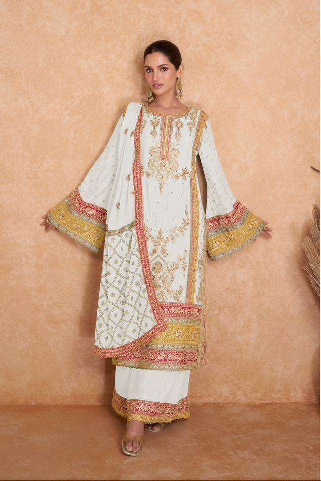 Gulkayra Vedika Colour Edition Black And White Designer Salwar Kameez Wholesale catalog