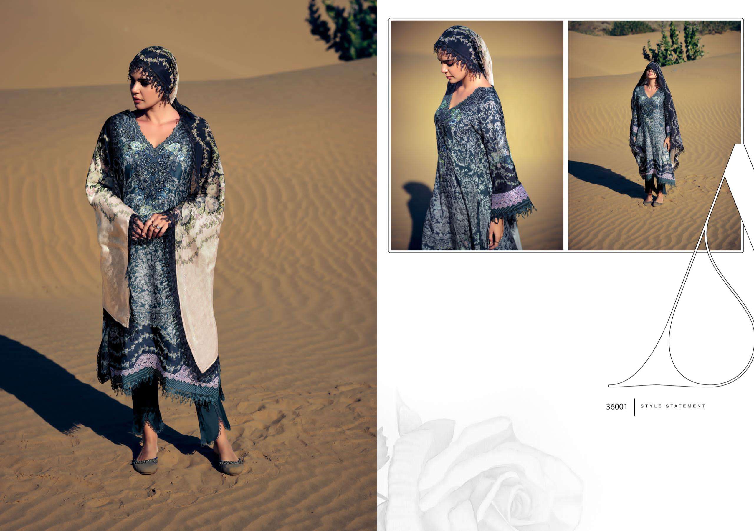 Gull Jee Petals Muslin Embroidery Salwar Kameez Wholesale catalog