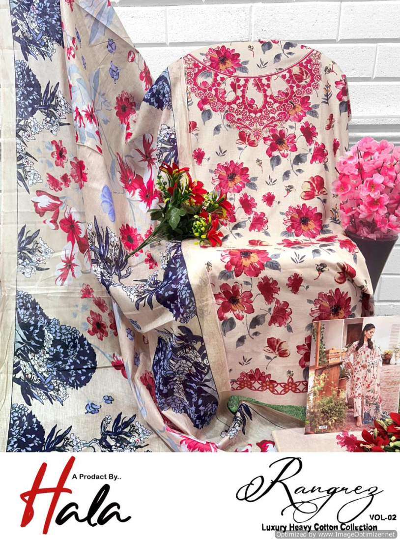 Hala Rangrez Vol-2 Dress Material Wholesale catalog