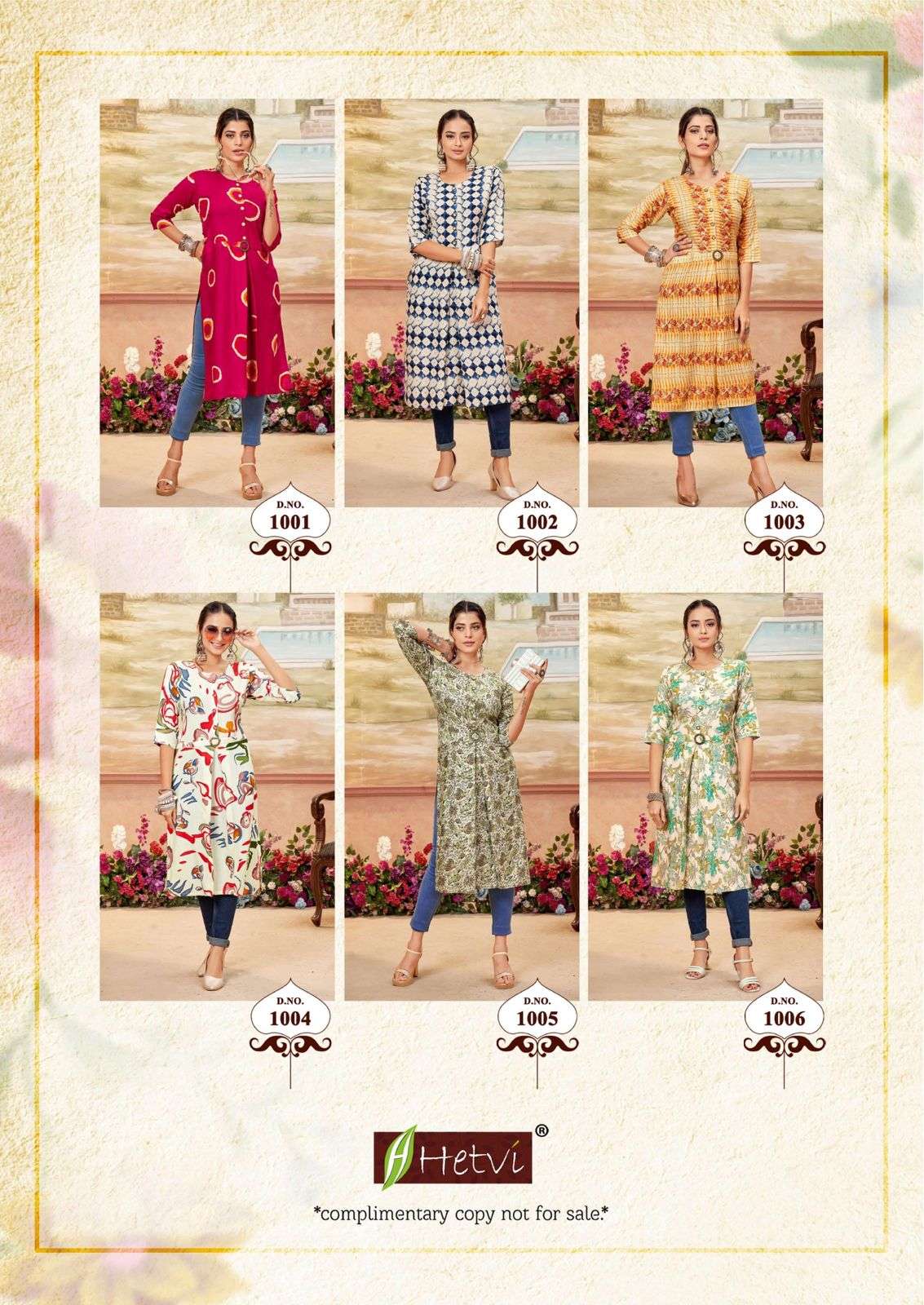Hetvi JEENA Kurti Wholesale catalog