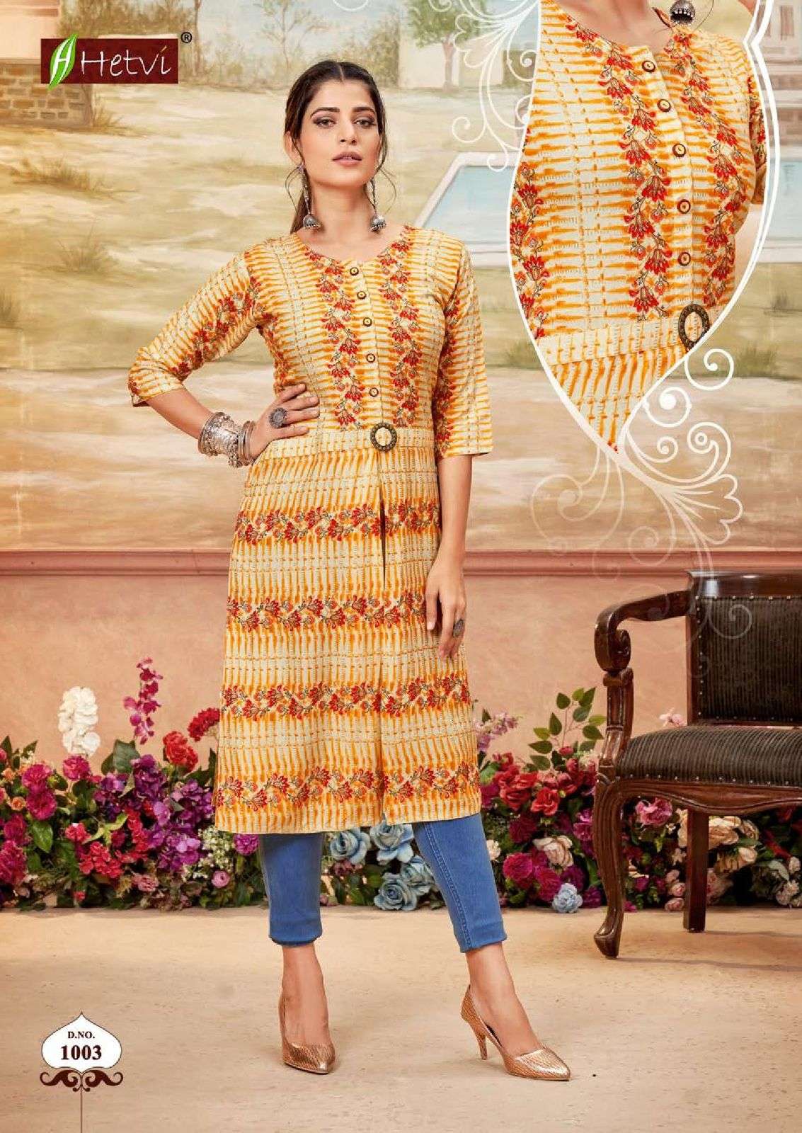 Hetvi JEENA Kurti Wholesale catalog