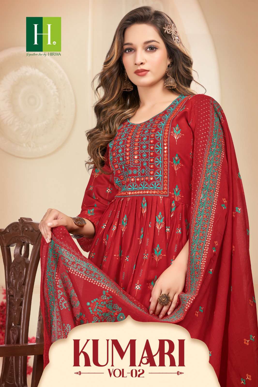 HIRWA Kumari vol-2 Kurti Wholesale catalog