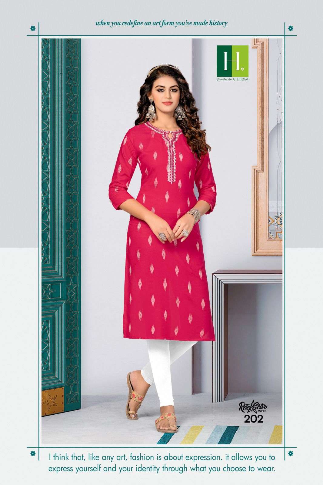 HIRWA ROCKSTAR VOL-2 Kurti Wholesale catalog