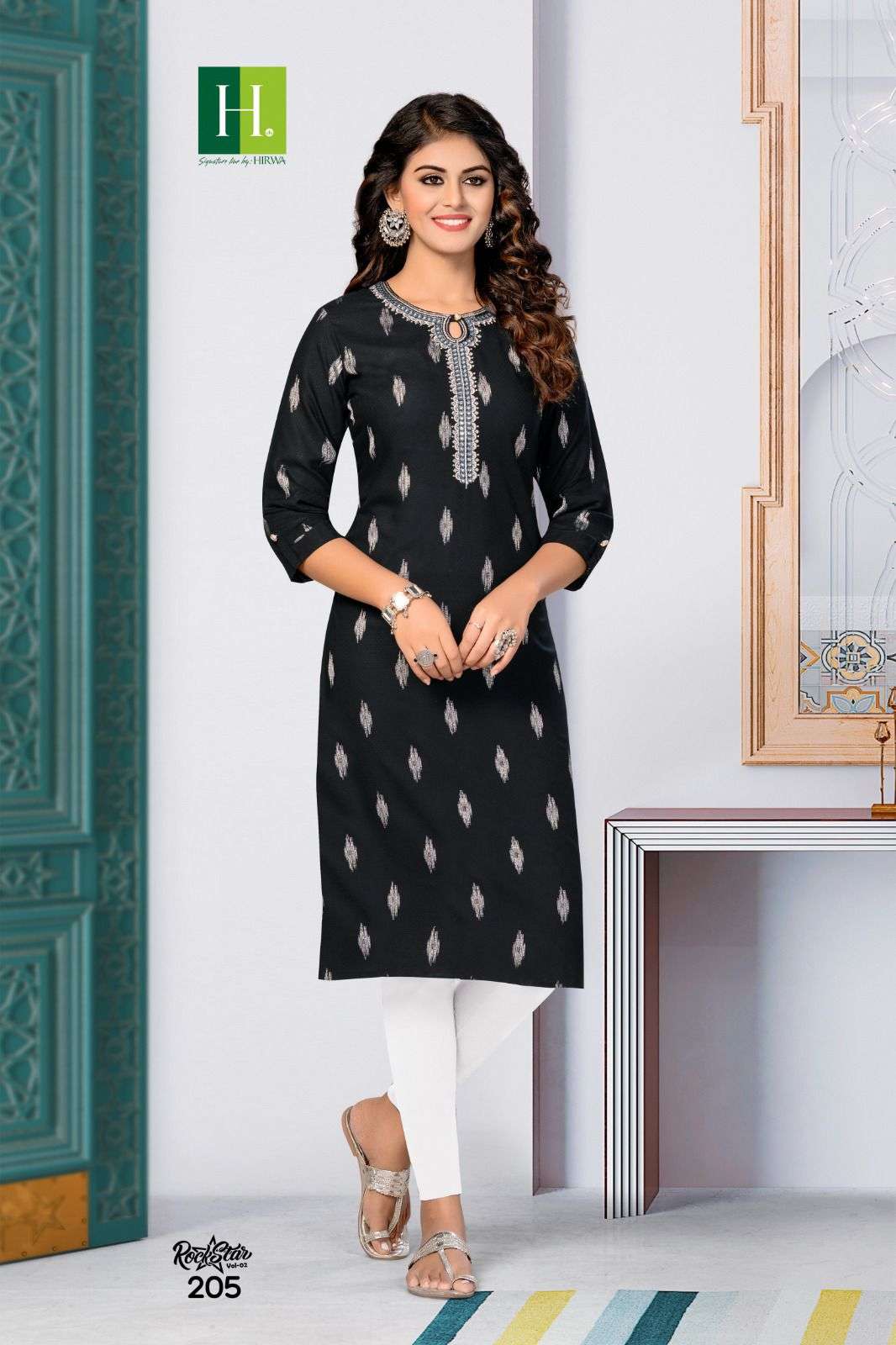 HIRWA ROCKSTAR VOL-2 Kurti Wholesale catalog