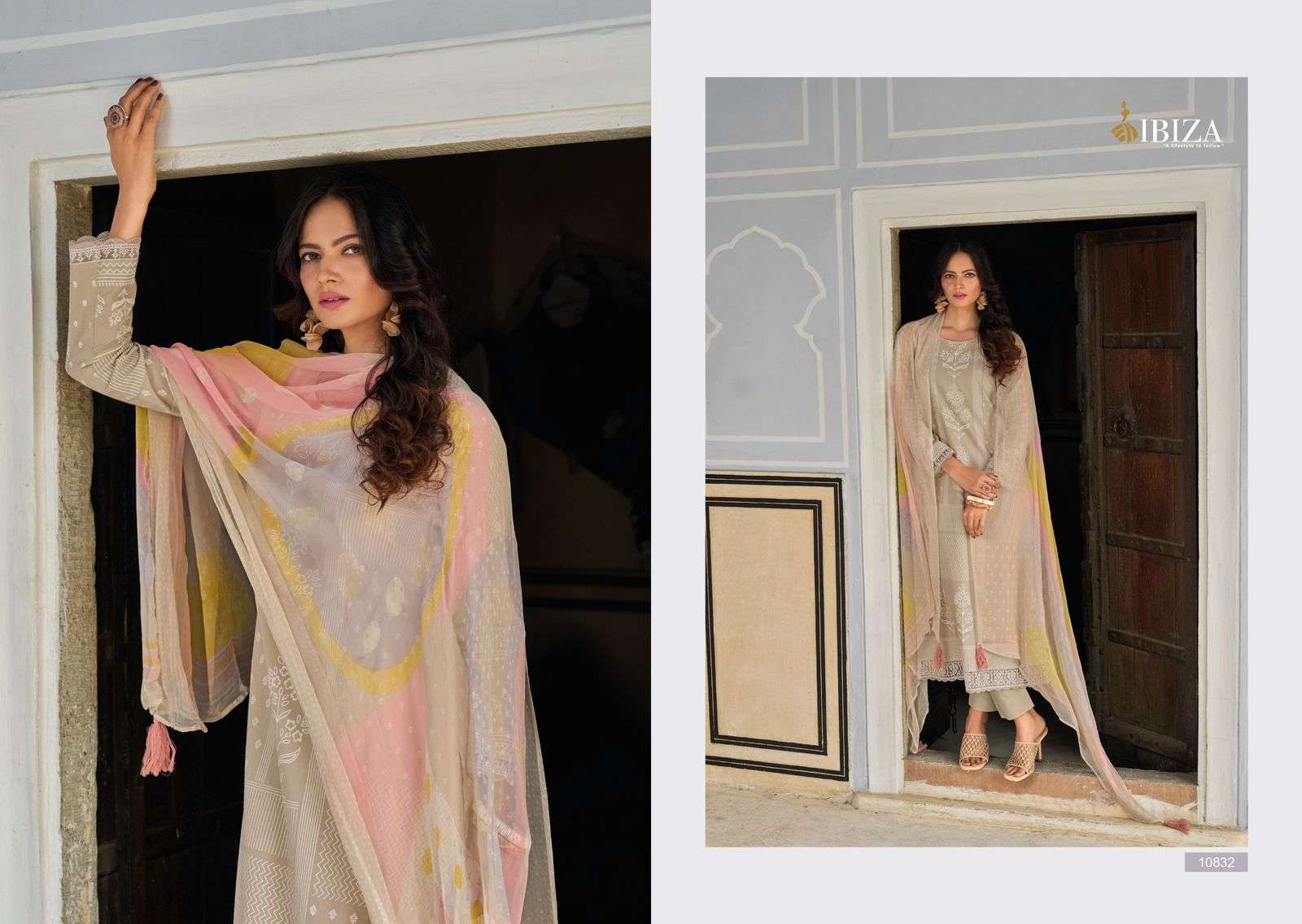 Ibiza Armani Lawn Cotton Digital Printed Salwar Kameez Wholesale catalog