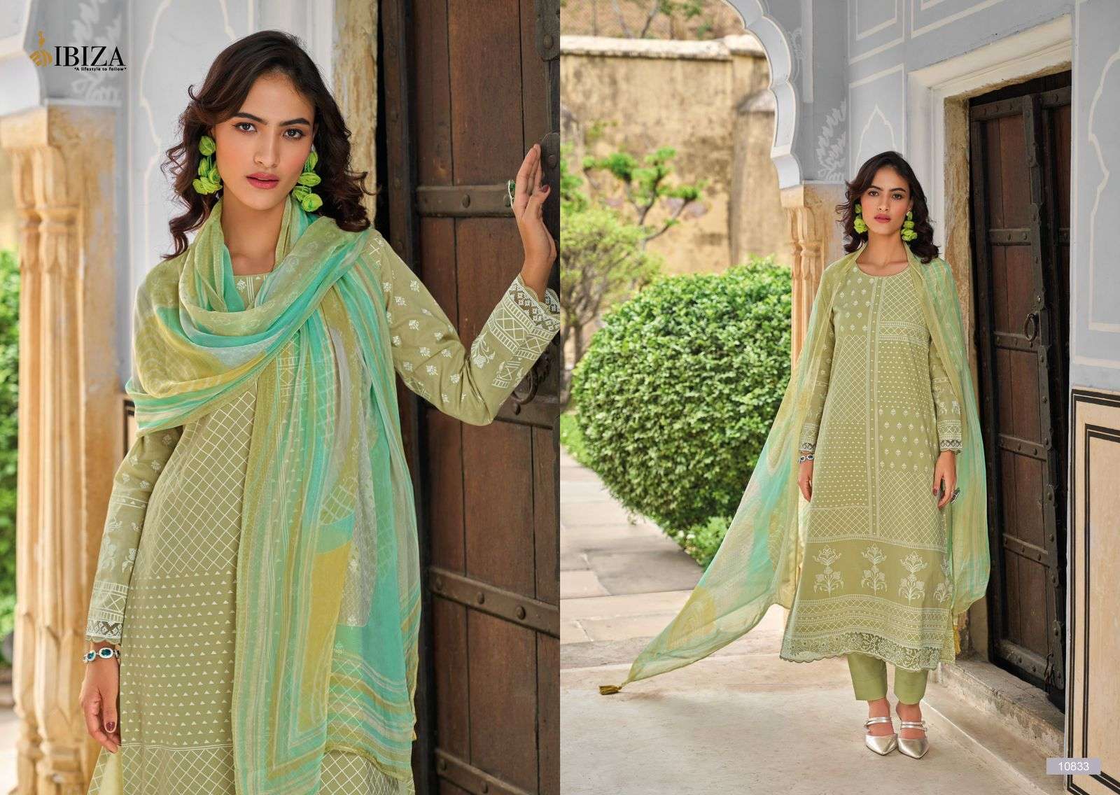 Ibiza Armani Lawn Cotton Digital Printed Salwar Kameez Wholesale catalog