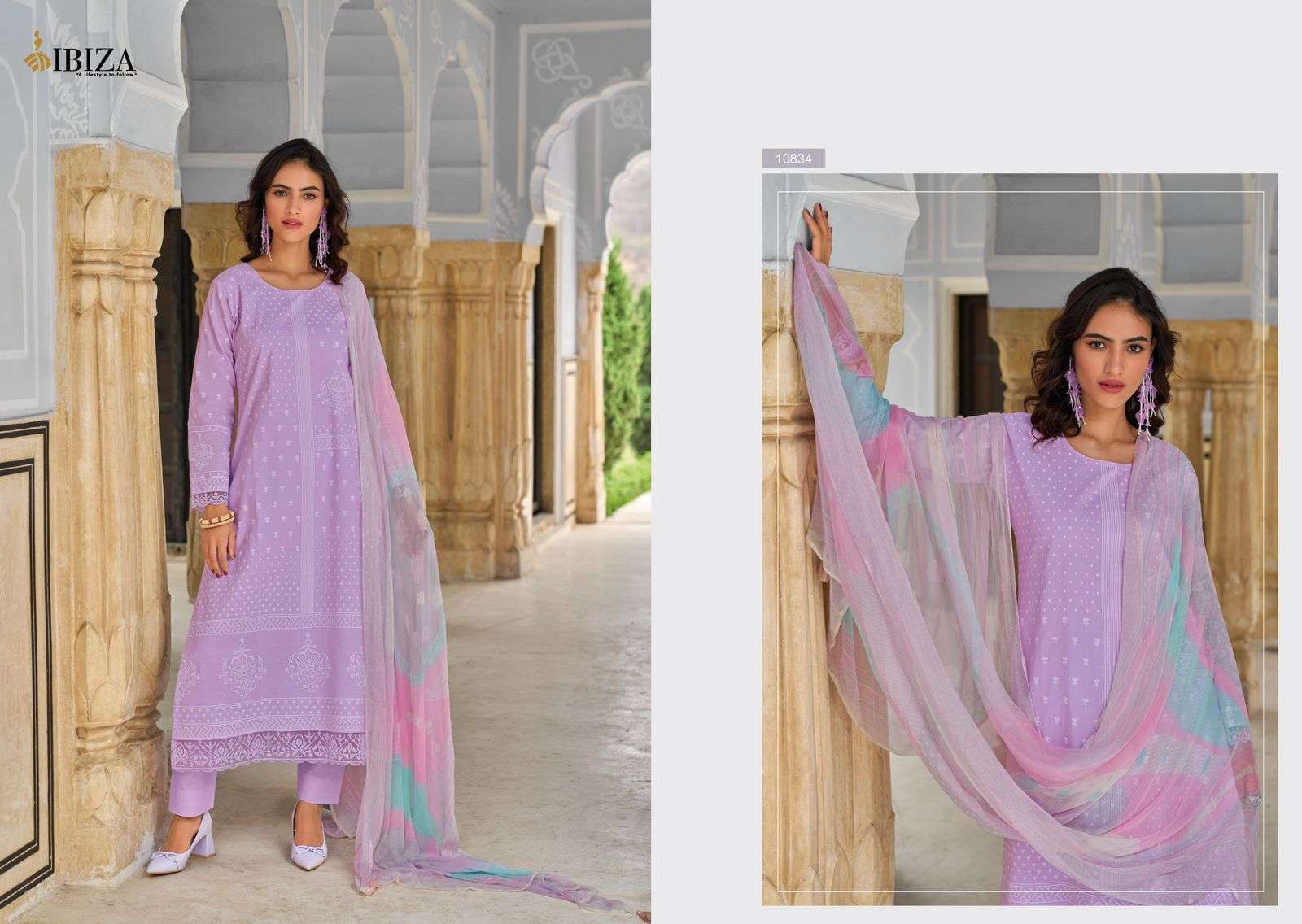 Ibiza Armani Lawn Cotton Digital Printed Salwar Kameez Wholesale catalog