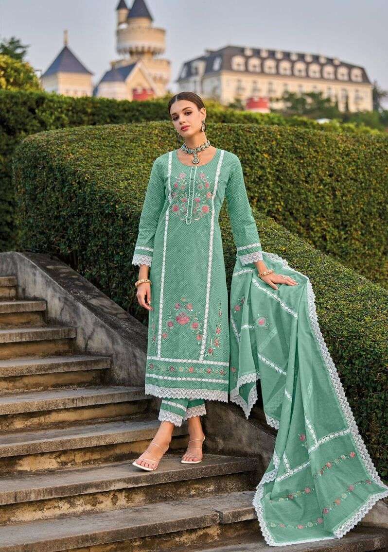 Ibiza Raysa Vol 2 Cotton Embroidered Salwar Suit Wholesale catalog