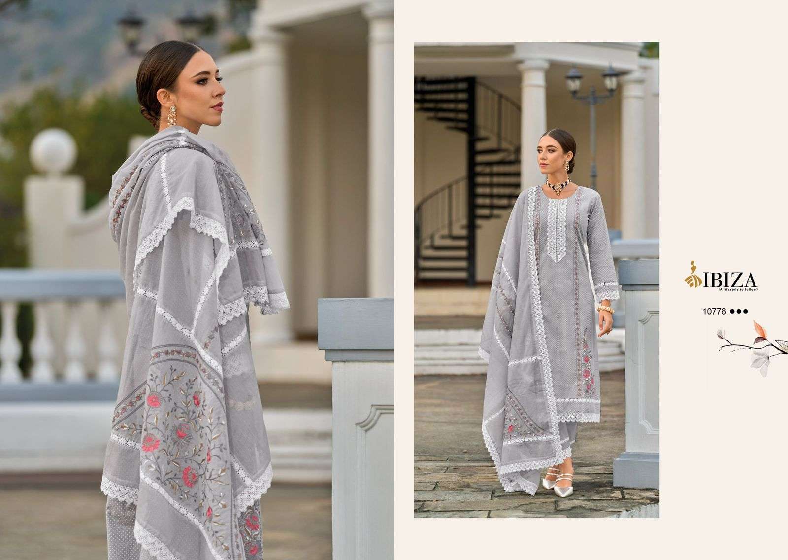 Ibiza Raysa Vol 2 Cotton Embroidered Salwar Suit Wholesale catalog