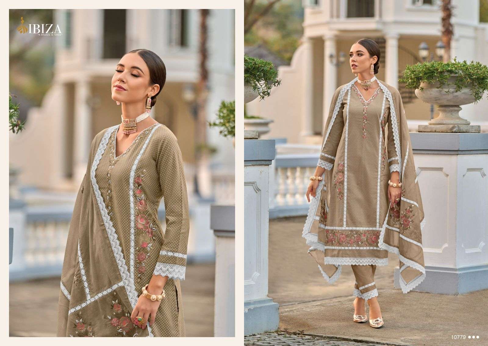 Ibiza Raysa Vol 2 Cotton Embroidered Salwar Suit Wholesale catalog