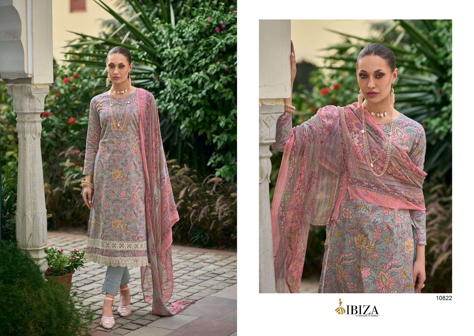 Ibiza Yuvti Lawn Cotton Designer Salwar Suits Wholesale catalog