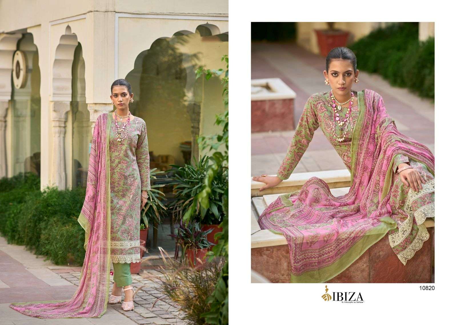 Ibiza Yuvti Lawn Cotton Designer Salwar Suits Wholesale catalog