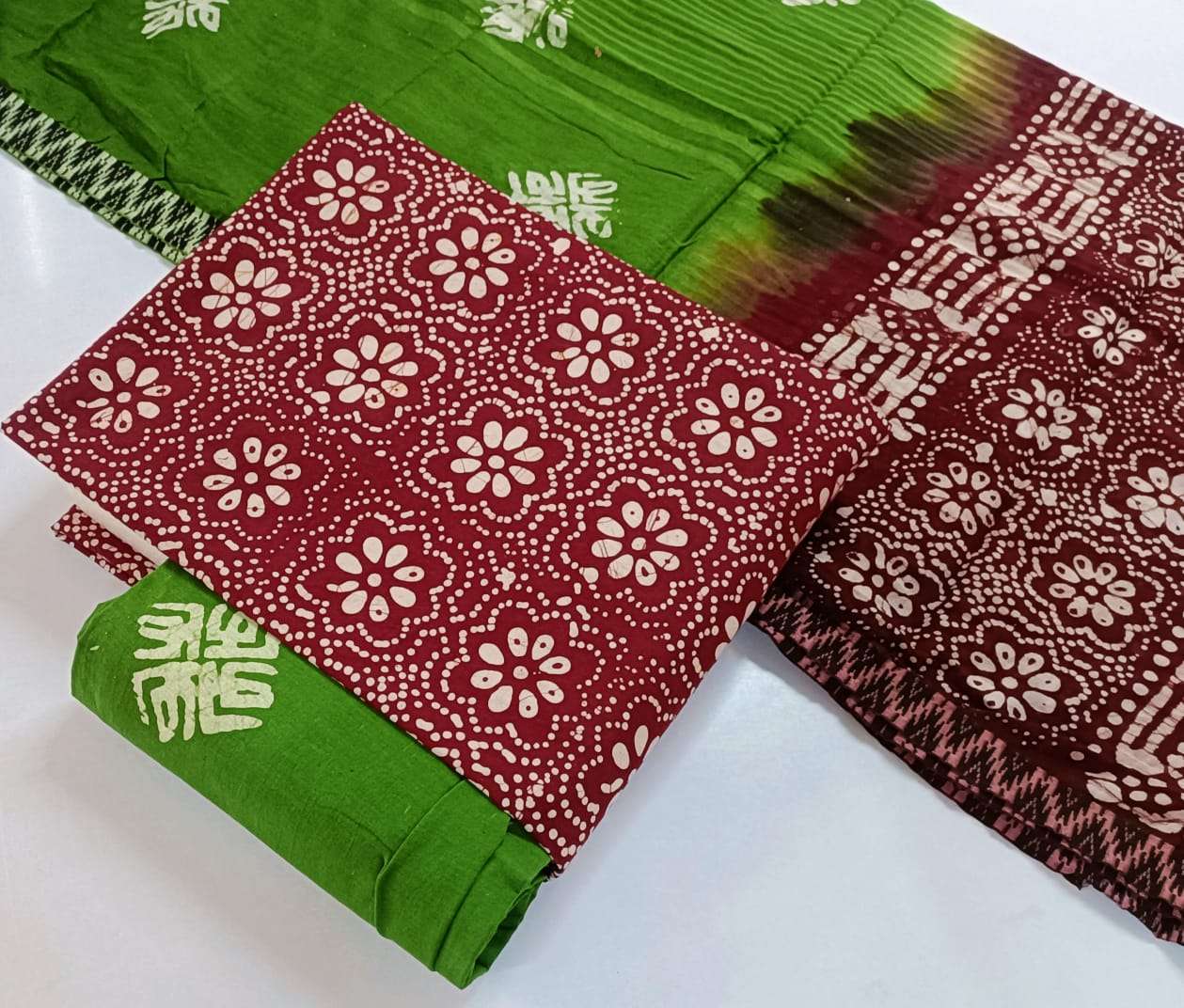 J.J Poplin Wax Batic Vol-4 – Dress Material Wholesale Catalog