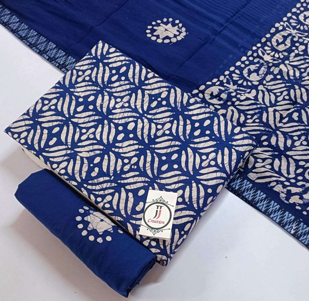 J.J Poplin Wax Batic Vol-4 – Dress Material Wholesale Catalog