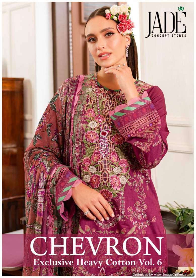 Jade Chevron Vol-6 – Dress Material - Wholesale Catalog