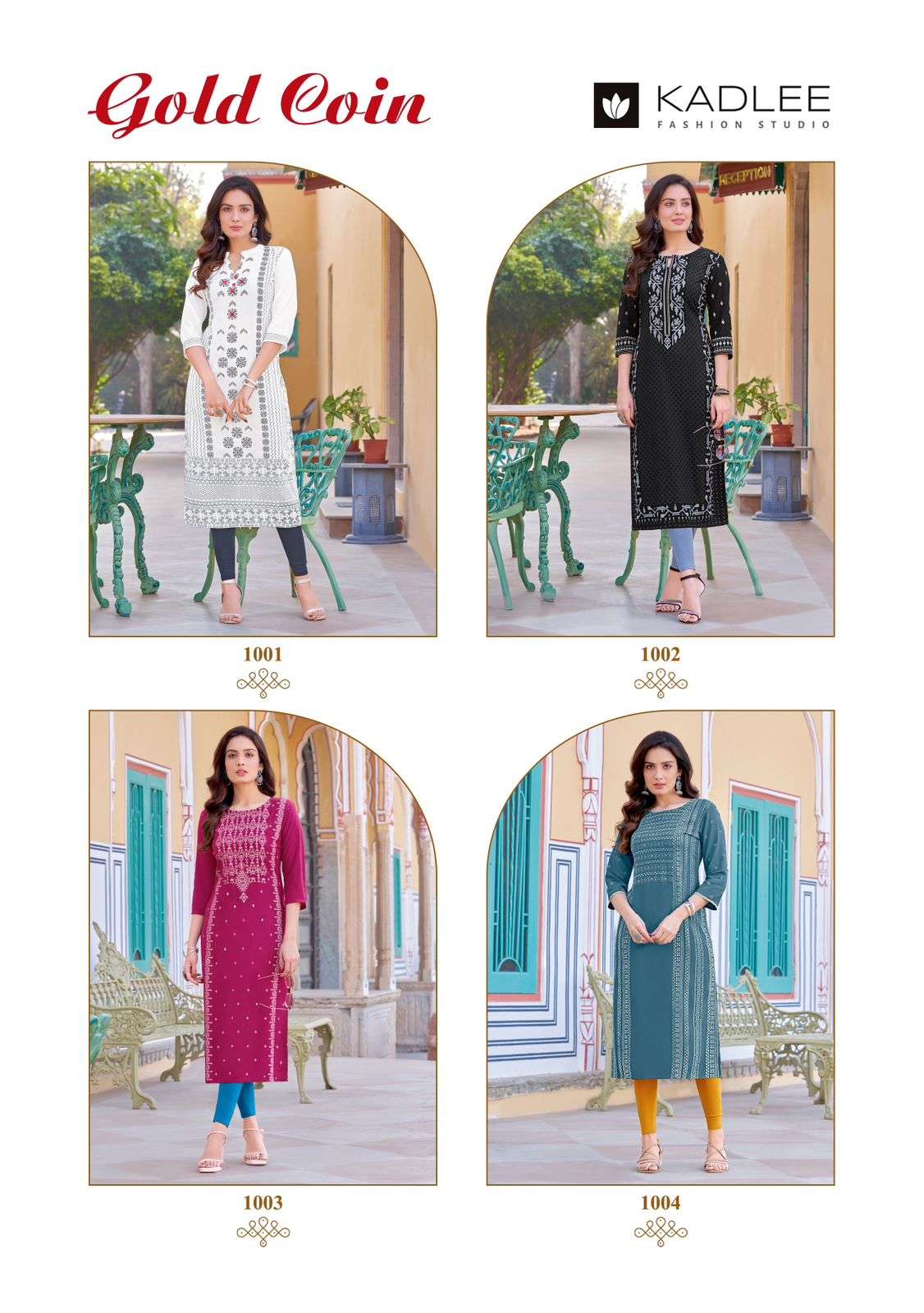 KADLEE Gold Coin Kurti Wholesale catalog