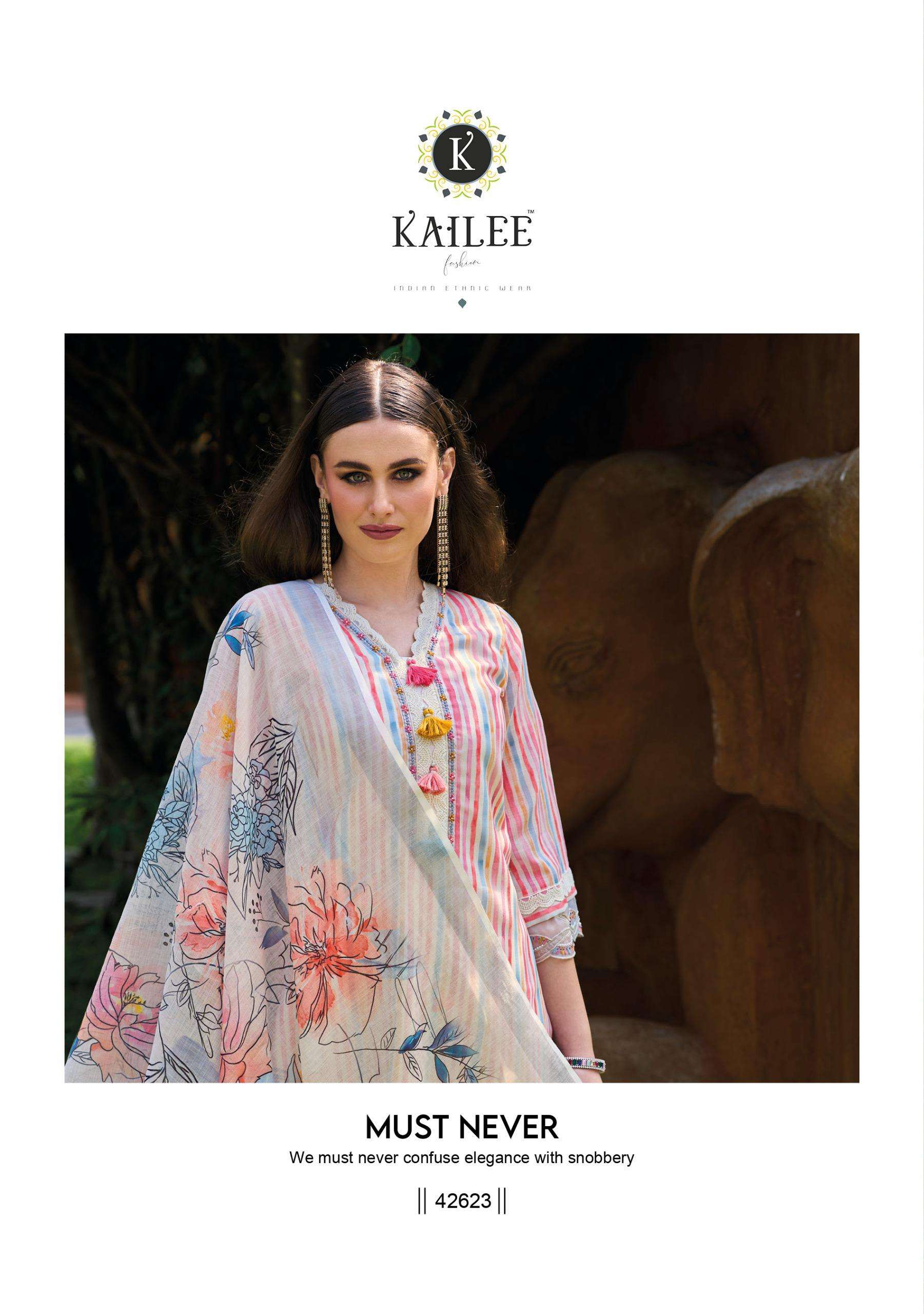 KAILEE FASHION IZHAAR vol-2 KURTI WHOLESALE CATALOG