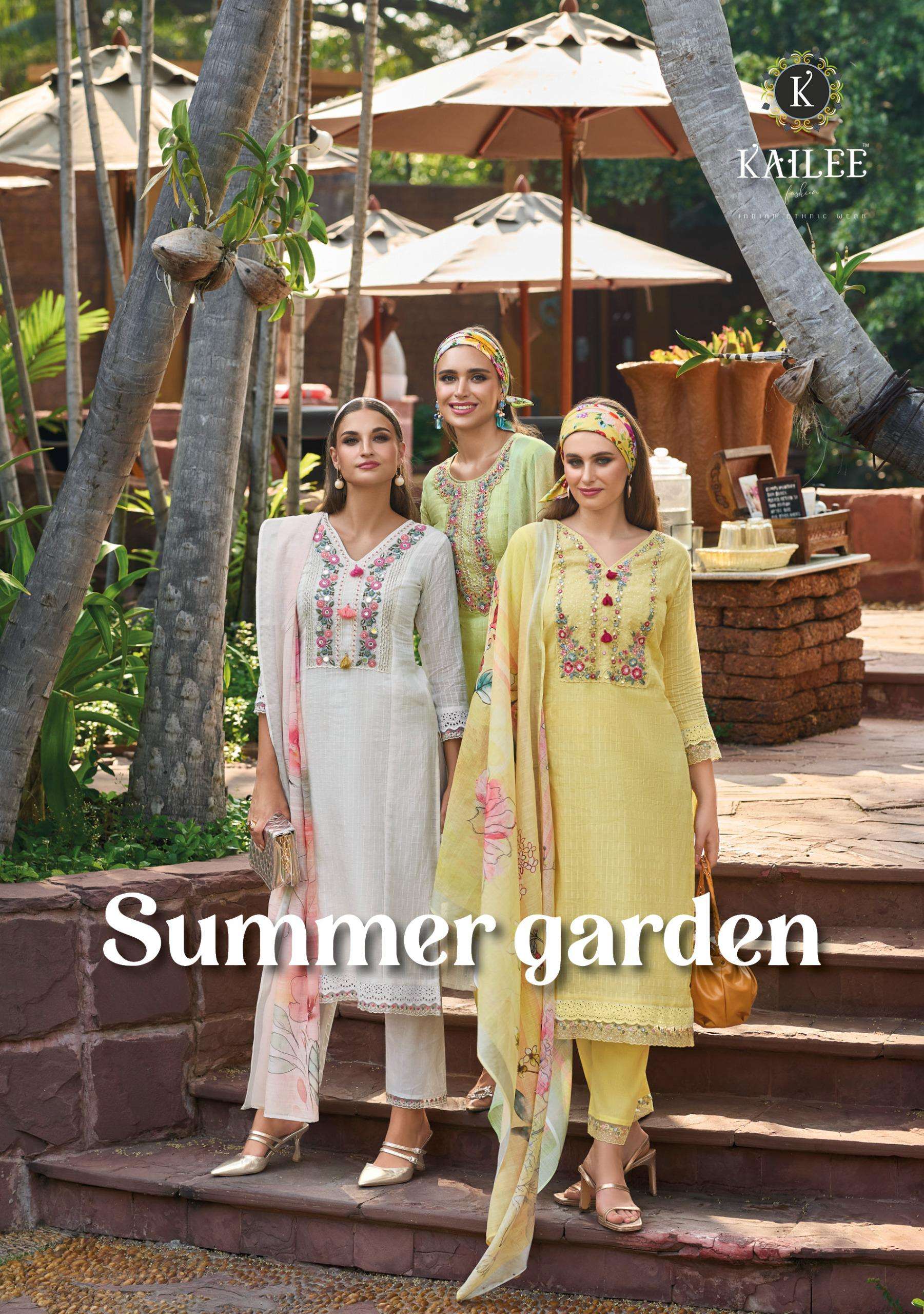 KAILEE FASHION SUMMER GARDEN KURTI WHOLESALE CATALOG