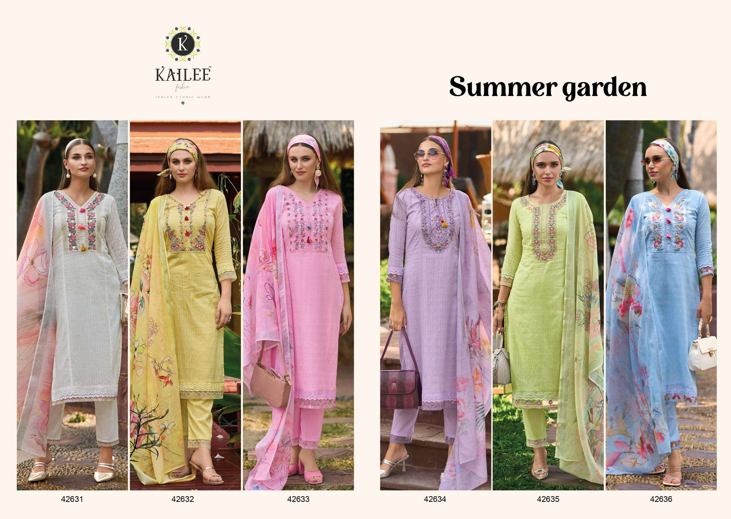 KAILEE FASHION SUMMER GARDEN KURTI WHOLESALE CATALOG