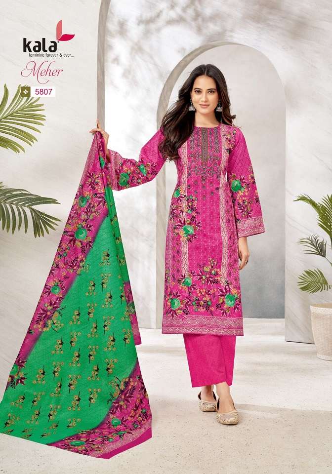 Kala Meher Vol-10 – Cotton Dress Material Wholesale Catalog
