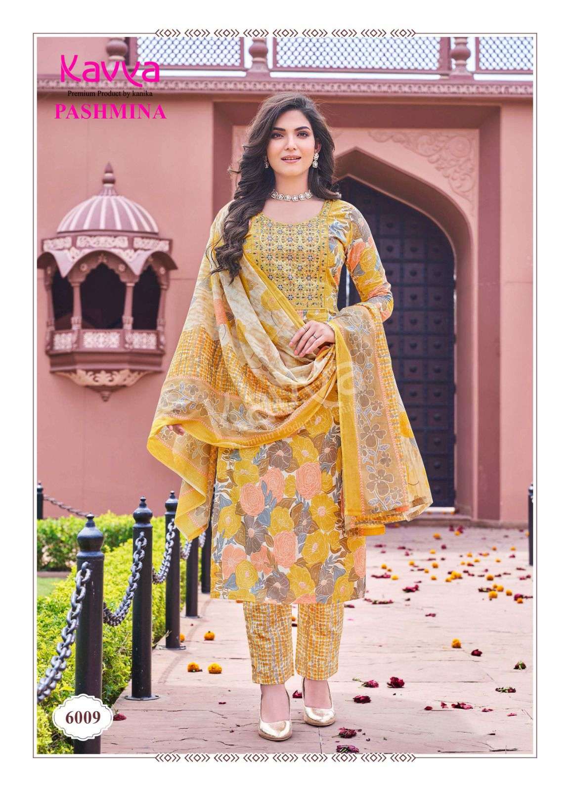 KAVYA  PASHMINA Vol -6 Kurti Wholesale catalog