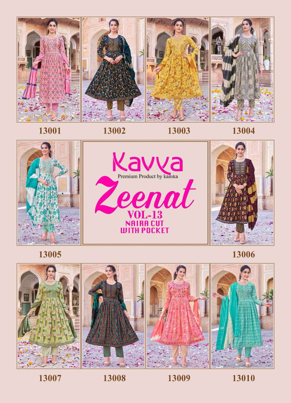 KAVYA ZEENAT VOL 13 Kurti Wholesale catalog