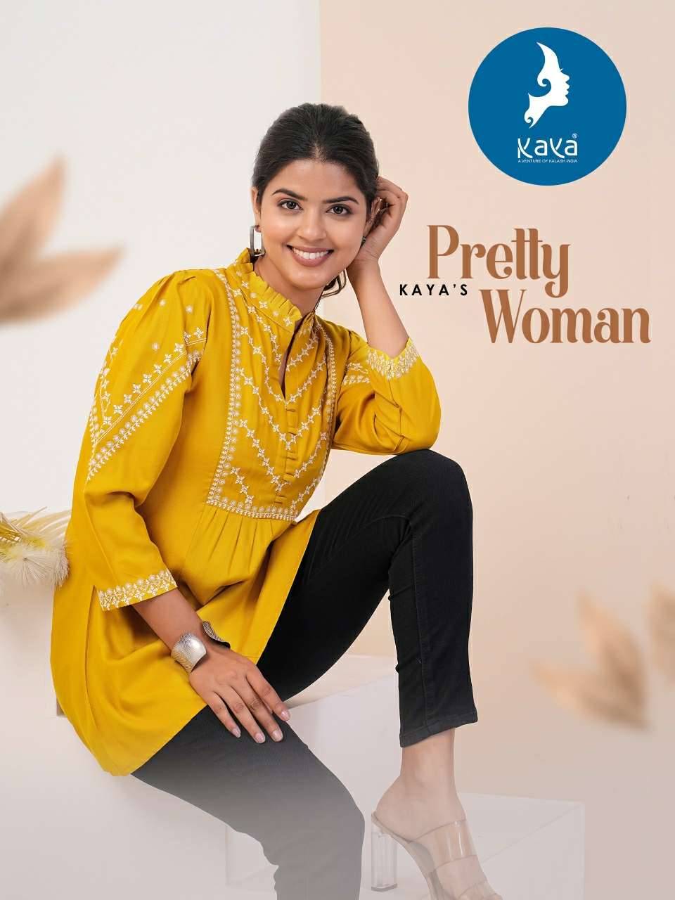 KAYA PRETTY WOMEN Kurti Wholesale catalog