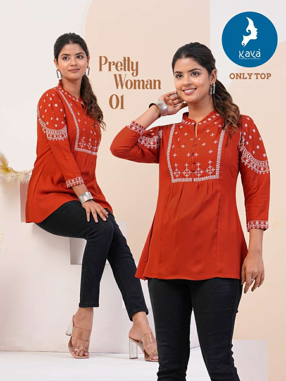 KAYA PRETTY WOMEN Kurti Wholesale catalog